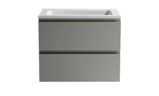 Тумба с раковиной Astra-Form Альфа 03060004ncss3502-y+04010006 70 см серо-бежевый матовый